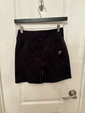 Gymshark Black High-Waist Bike Shorts